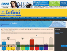 Tablet Screenshot of diariodelistmo.com